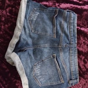 Blue denims short